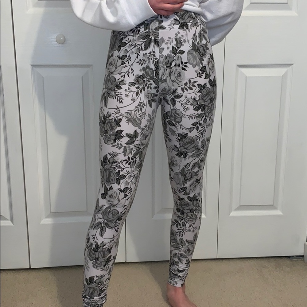 Floral print leggings